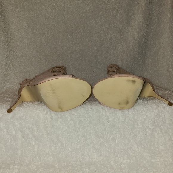 Shoedazzle Hydee Open Toe Bootie Heel Size 8.5 - Picture 8 of 14